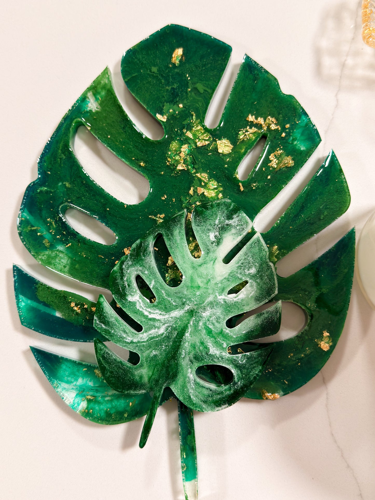 Emerald Leaf Set | Wishes & Wicks Candle Co.